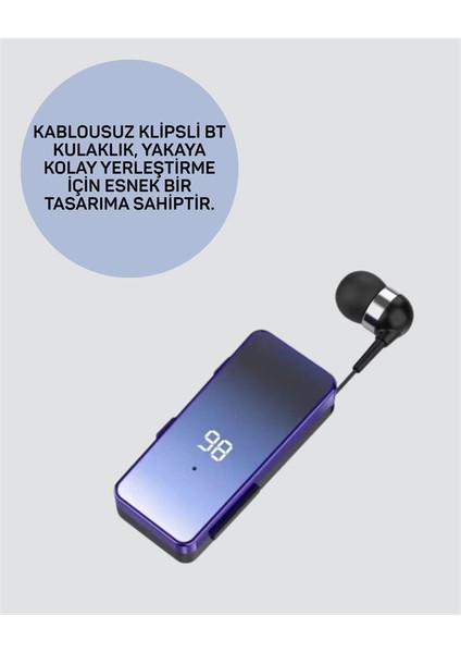 Bfs Iki Telefona Aynı Anda Bağlanan Bluetooth 5.3 Klipsli Kulaklık – Mfb Çok Noktalı Bağlantı fiyatları