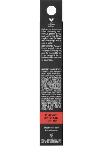 Glossy Lip Stain Uzun Ömürlü Parlak Ruj fiyatları