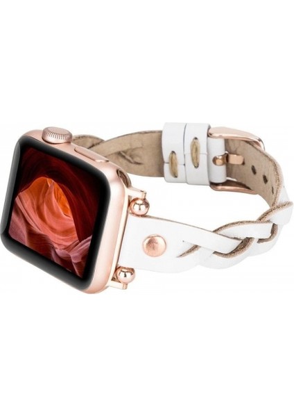 Apple Watch Uyumlu Deri Kordon Wanda 38-40-41MM Rt F3 indirimleri