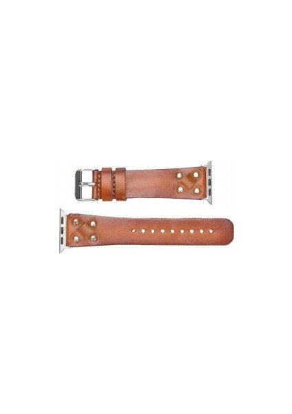 Apple Watch Uyumlu Deri Kordon Cross 42-44-45MM St RST2E fırsatları