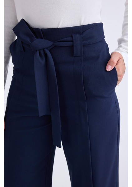 Yüksek Bel Beli Kemerli Pantolon fırsatları