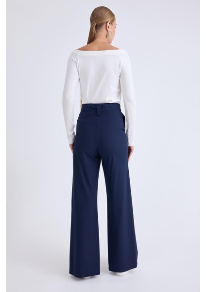 Yüksek Bel Beli Kemerli Pantolon indirimleri