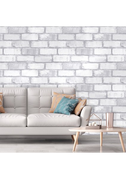 Duvar Kağıdı 3 Boyutlu Taş Desenli Silinebilir Tekstil En x Boy modelleri