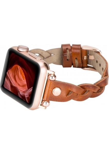 Apple Watch Uyumlu Deri Kordon Wanda 38-40-41MM Rt RST2E modelleri