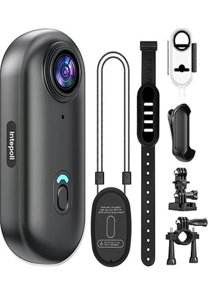 Mini Wıfı Aksiyon Kamerası 1080P Taşınabilir Vücut Kamerası Giyilebilir Video Kaydedici Ipx7 Su Geçirmez