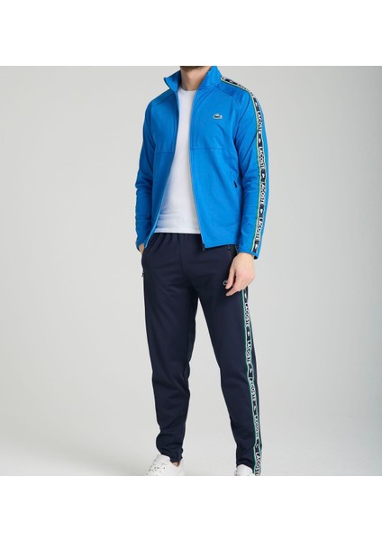 Şeritli Mavi Dar Kesim Erkek Eşofman fiyatları