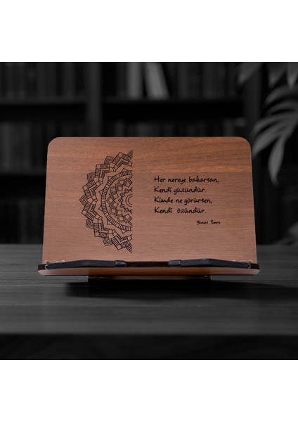 Kitap Okuma Standı Masaüstü Ahşap Rahle modelleri