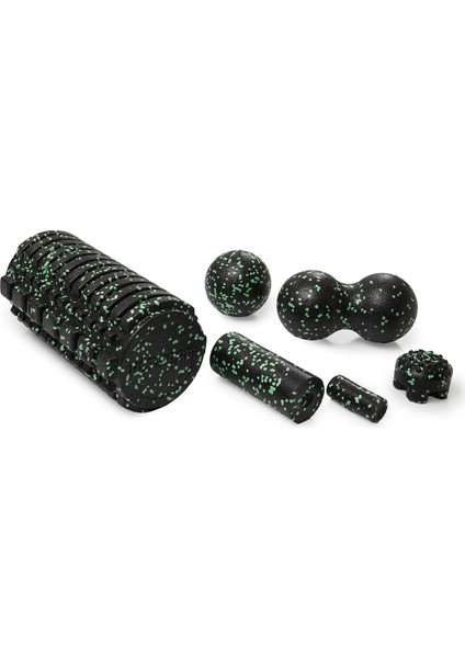 Actifoam Tüm Vücut Fasya Masaj Seti (Tırtıklı Yeşil)