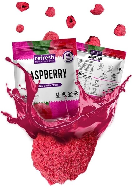 Freeze Dried Frambuaz- Dondurularak Kurutulmuş Meyve - Freeze Dry Meyve Kurusu 20GR modelleri