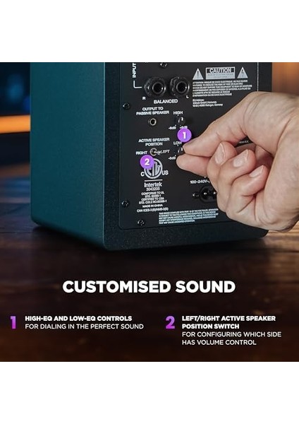 Bx3, 120 Watt, Masaüstü Stüdyo Hoparlör modelleri