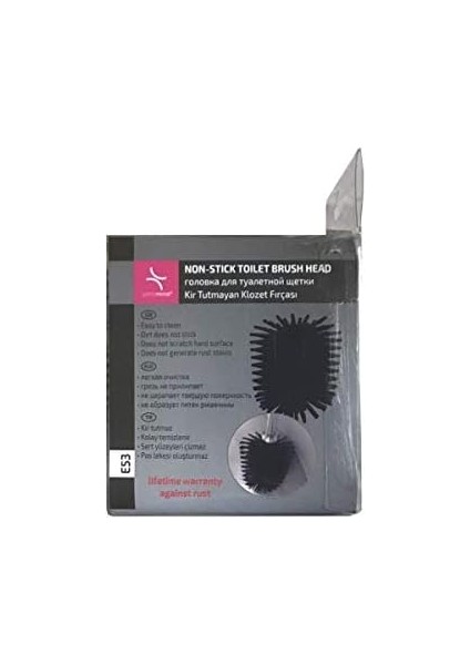 M-E53-06 Ø85 mm Yedek Silikon Wc Fırça - Siyah fiyatları