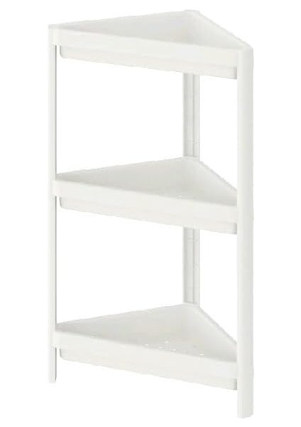 Vesken Köşe Raf Ünitesi Beyaz 13X13X28 704.710.92