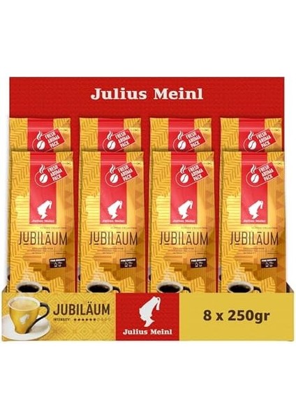 Julius Meinl Jubilaum Öğütülmüş Filtre Kahve, 220 Gram x 8 Adet fiyatları