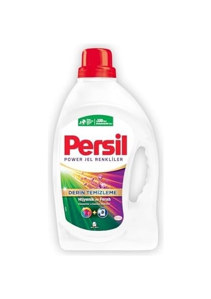 Persil Power Jel Color Derin Temizleme Plus 26 Yıkama Renkliler Için Sıvı Çamaşır Deterjanı (1 x 1690 Ml) modelleri