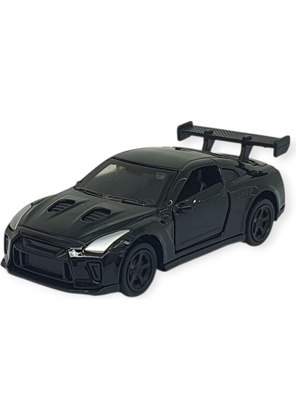 Çek Bırak Metal Küçük Arabalar 8 cm - 6411A-12 - Siyah