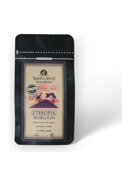 Roast&apos;n Berry Ethiopia Heirloom Çekirdek Kahve