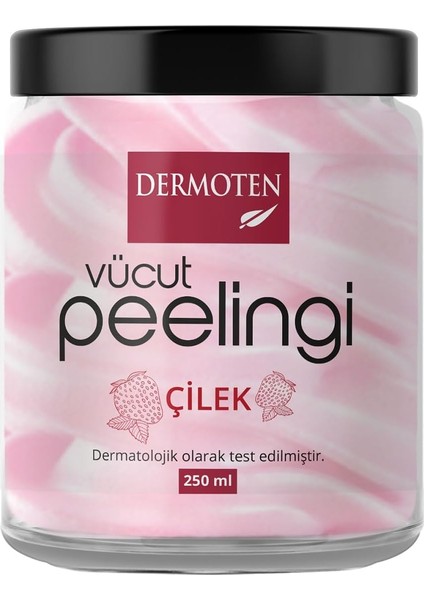 Dermoten Body Scrub Çilekli Vücut Peelingi 250 ml