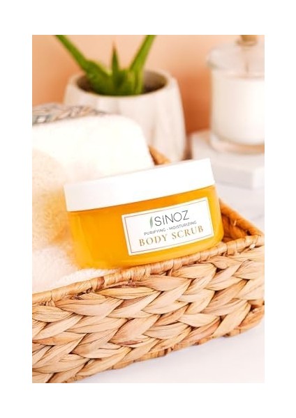 Sinoz Body Scrub Besleyici Arındırıcı Nemlendirici Vücut Peelingi 300 gr modelleri