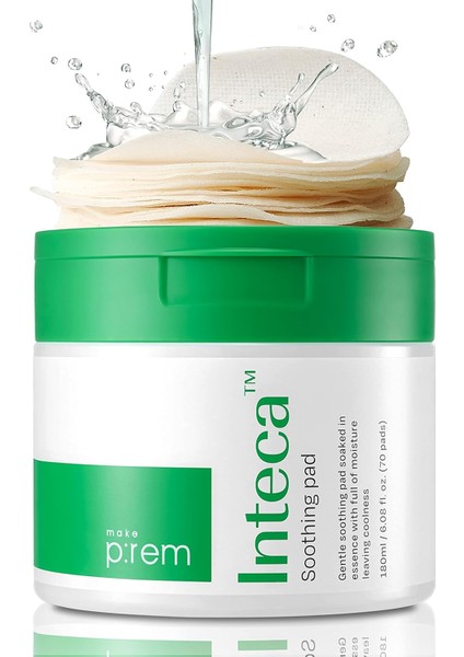 Make P:rem Inteca Soothing Pad 70PS Yatıştırmaya Yardımcı Tonikli Pad fiyatları
