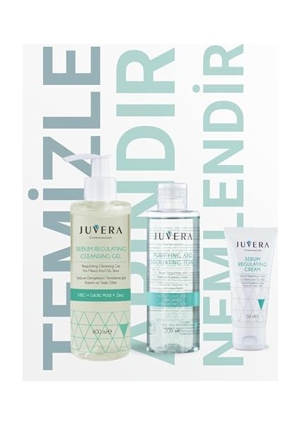 Juvera Sebum Regulating Cleansing Jel 400 ml modelleri