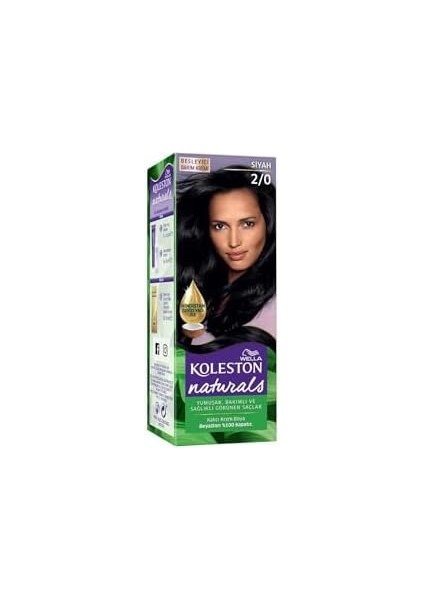Wella Koleston Naturals Saç Boyası 2/0 Siyah modelleri