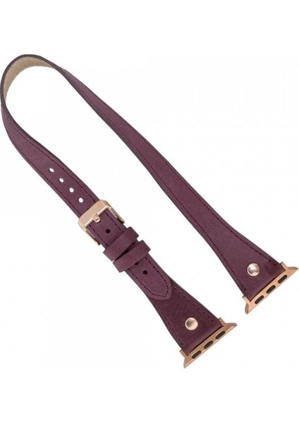 Apple Watch Uyumlu Deri Kordon 38-40-41MM Dt Slim Cz7 modelleri