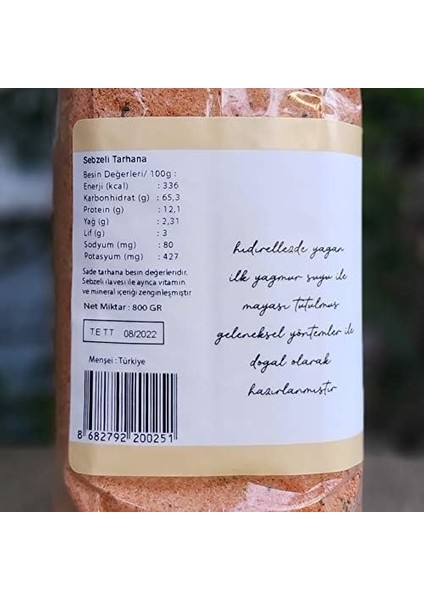 Og Sebzeli Tarhana 800 gr +12 Ay modelleri