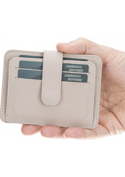 Çok Bölmeli Slim Deri Kartlık BLW019 Erc3 Bej