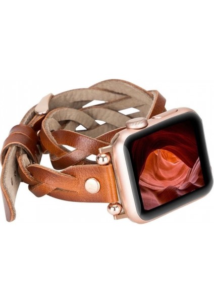 Apple Watch Uyumlu Deri Kordon 38-40-41MM Dt Rt RST2EF indirimleri