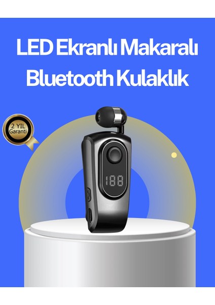 Bfs Dijital Ekranlı Bluetooth Kulaklık – Titreşimli Bildirim, 25 Saat Kullanım