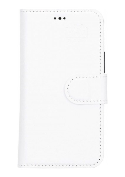 Apple iPhone 13 Mini Uyumlu Deri Cüzdanlı Kılıf F3 Beyaz fırsatları
