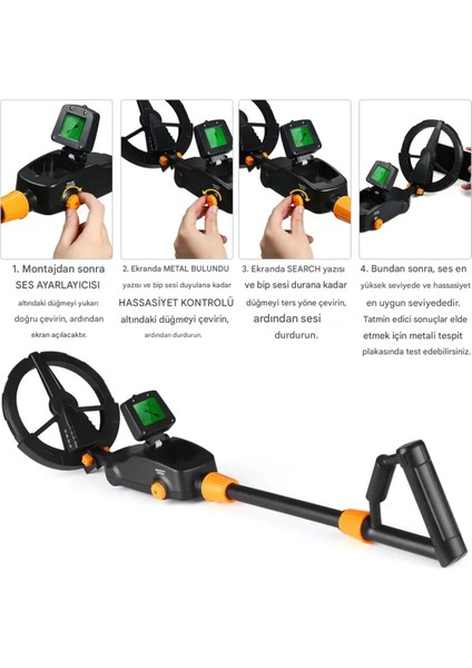 Profesyonel Yeraltı Su Geçirmez Plaj Metal Altın Dedektörü fırsatları