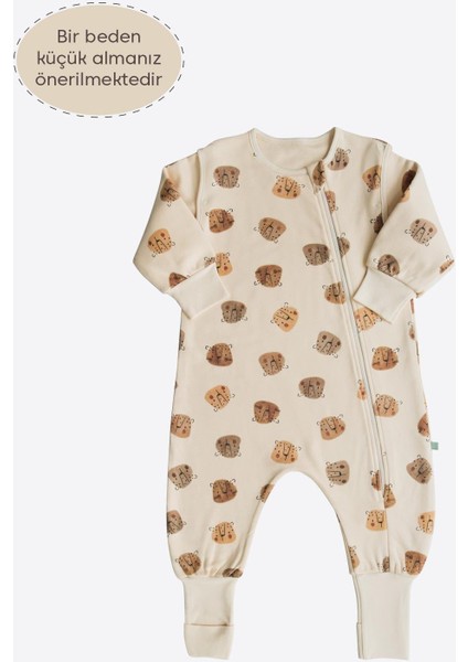 Organik Animals Uyku Tulumu Natural