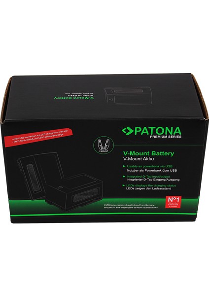 Premium 1291 V-Mount 26V 302WH Kamera ve LED Işık Bataryası indirimleri