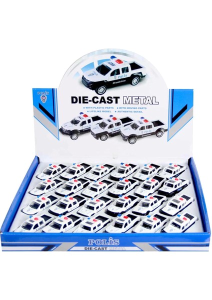 Çek Bırak Metal Polis Pickup Aracı - 1 Adet Fiyatıdır