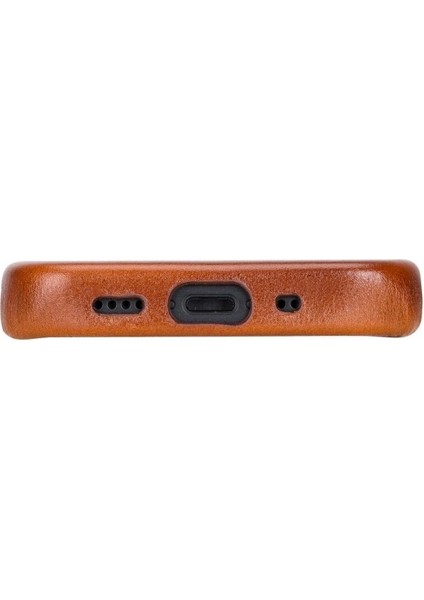 Apple iPhone 13 Uyumlu Deri Arka Kapak Rock RST2EF Taba fırsatları