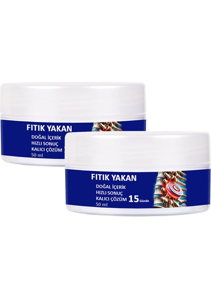 Fıtıkyakan Kremi 2 Adet 50 ml Ağrılarınıza Teskin Kremi