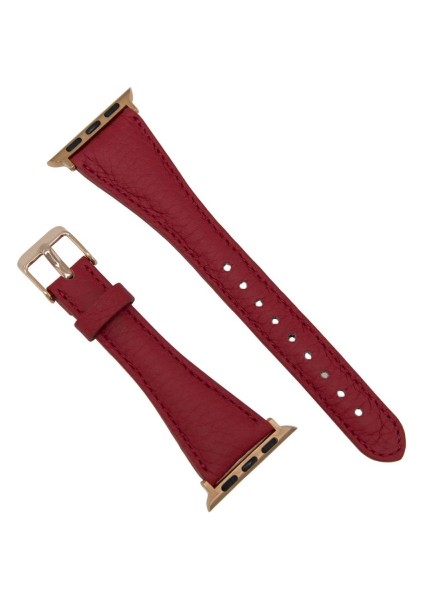 Apple Watch Uyumlu Deri Kordon 42-44-45MM Slim Erc2 fırsatları