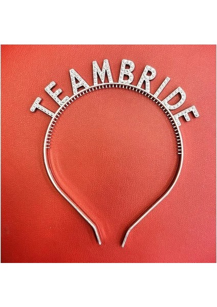 Gümüş Renk Team Bride Taç – Gelin ve Nedime Tacı