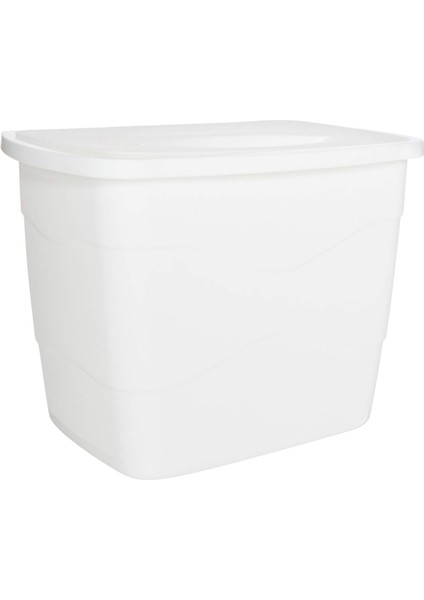 50801 Pratik Kapaklı Çöp Kovası, Beyaz