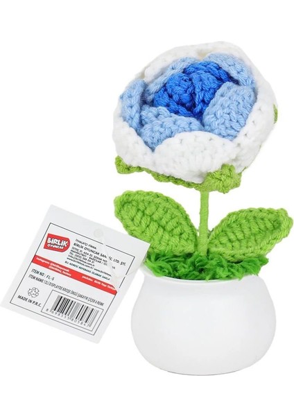Fl-5 Kroşe Örgü Şakayık Çiçek -Birliktoys fiyatları