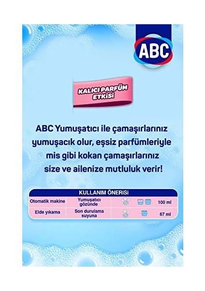Abc Ege Sahilleri 50 Yıkama Çamaşır Yumuşatıcısı (1 x 5000 Ml)