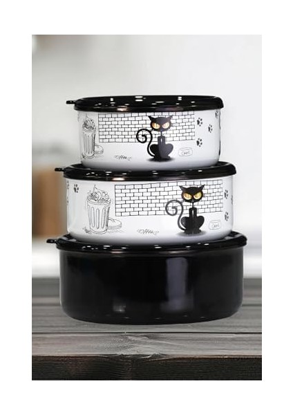 Cat Üçlü Saklama Seti modelleri