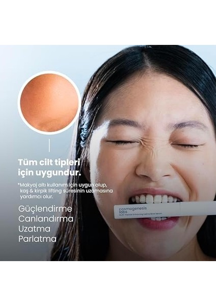 Çok Peptitli Güçlendirici Kirpik & Kaş Serumu 3 ml modelleri