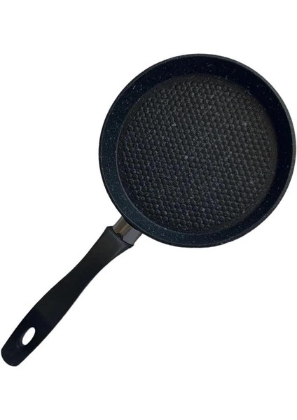 Mini Granit Sos Tavası, Uzak Doğu Omlet ve Sos Hazırlama Tavası, Yapışmaz ve Dayanıklı Yüzeyli Şık Pişirme Tavası (Oval)