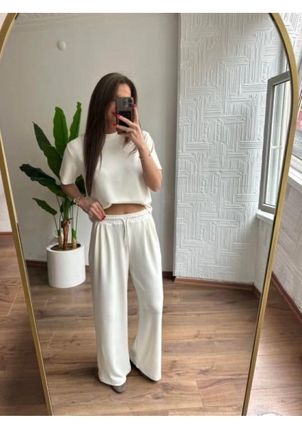 Mtxdpn Modal Alt Üst Takım Beyaz (Beden: M) modelleri