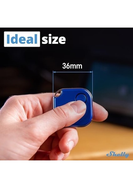 Blu Button1 | Kontrollü Eylem ve Sahne Etkinleştirme Düğmesi Mavi | Ev Otomasyonu | Ios Uygulaması | Uzun Pil Ömrü | LED Gösterge | Uzun Menzil fiyatları