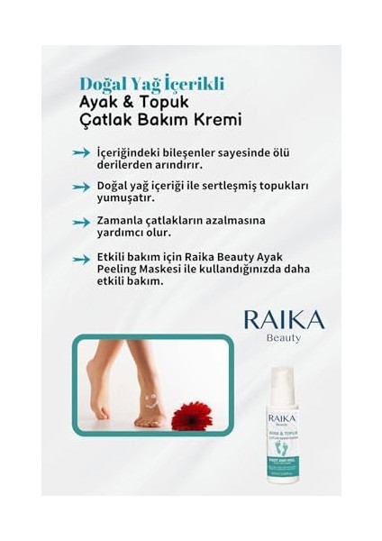 Raıka Beauty Ayak Bakım Kremi fiyatları