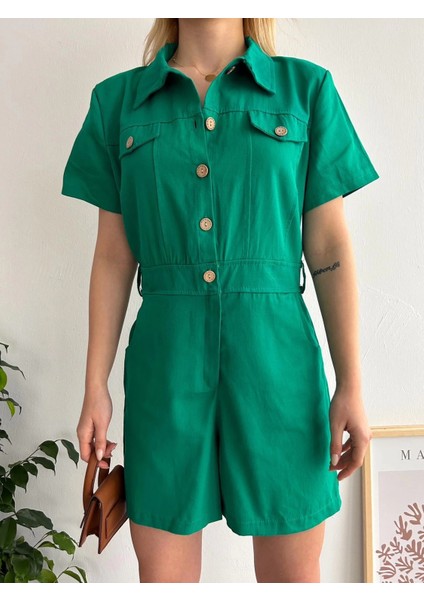 Mtxdpn Gabardin Tulum S24761 Yeşil (Beden: L)