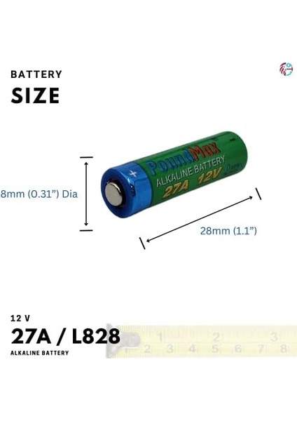 Adet 27A, L828, Özel Alkali Pil, 12 V, A27, V27A, LR27A, MN27, 27A, V27GA Saatler, Uzaktan Kumandalar, Hesap Makinesi, Kompakt, Uzun Ömürlü ve Yüksek fiyatları
